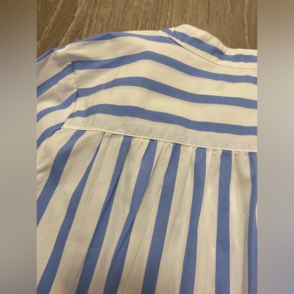 J. Crew Tiered cotton poplin mini dress in Barrie stripe- XXS - Picture 13 of 16